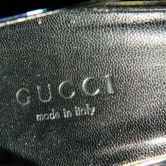 Gucci Iridescent Peep Toe Pump - Picture 11 of 13